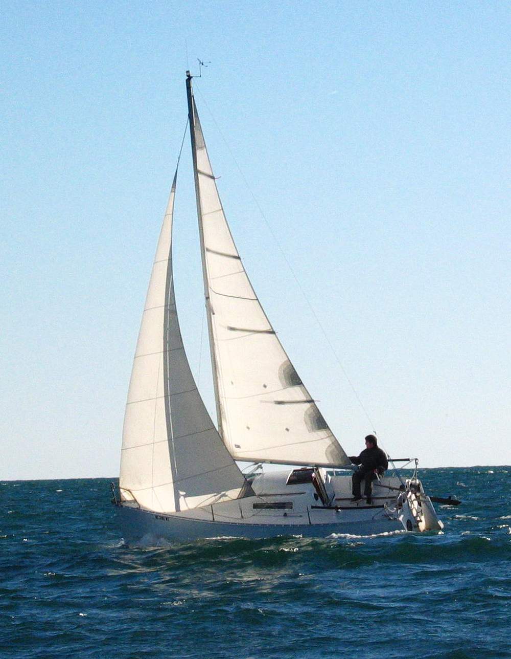 kh aboard abstrait off Wrightsville Beach, NC - March 06