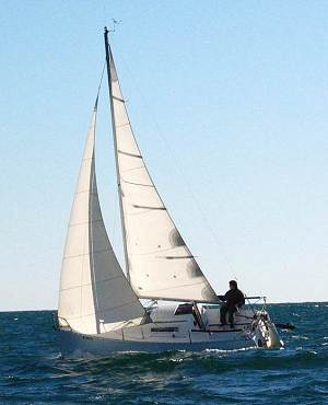 abstrait, off the coast of Wrightsville Beach, NC in March - Click to see full